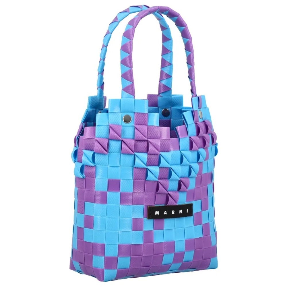 Marni Vibrant Purple and Blue Tote